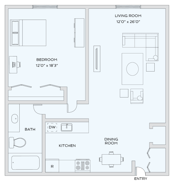 Floor Plans of Town and Country Wixom in Wixom, MI